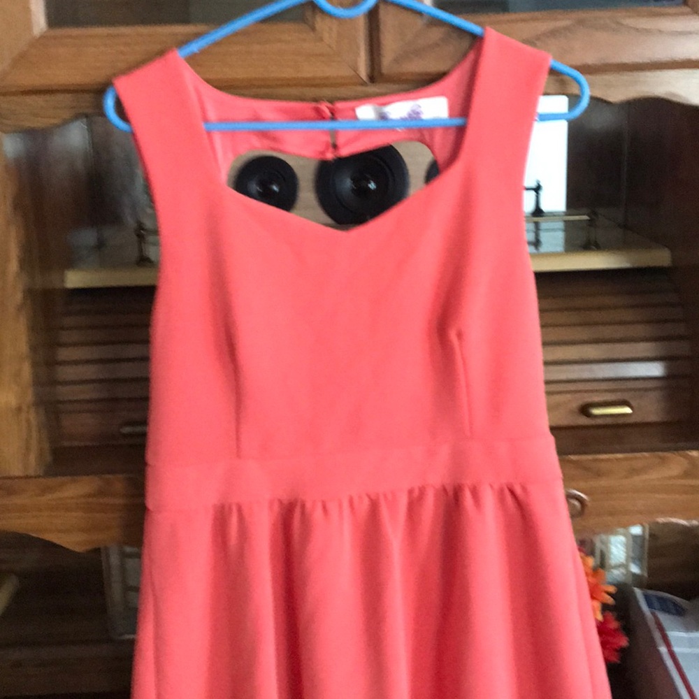 Orange dress